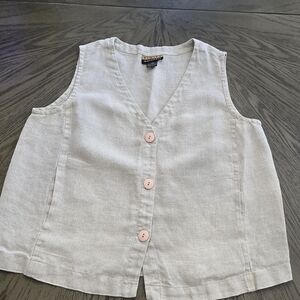 Women's Sleeveless Blouse - Light Gray